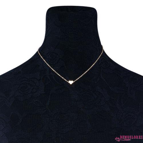 Dây chuyền nữ mặt trái tim đính đá thời trang