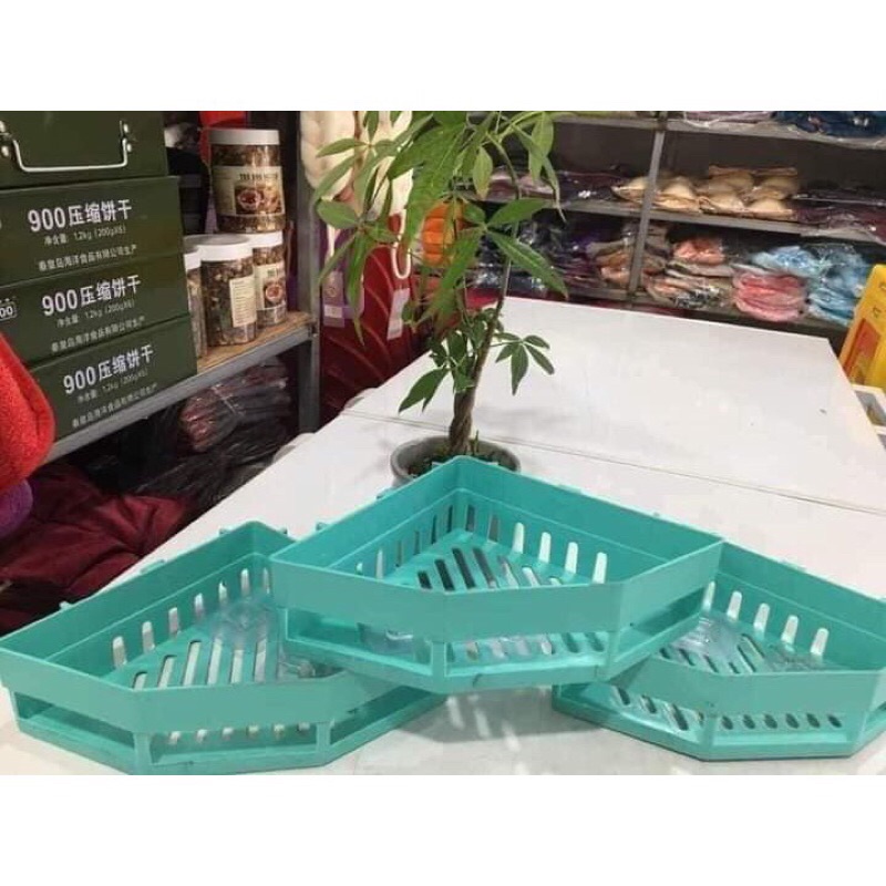 KỆ GÓC NHỰA TAM GIÁC ĐA NĂNG GỌN GÀNG BỀN ĐẸP