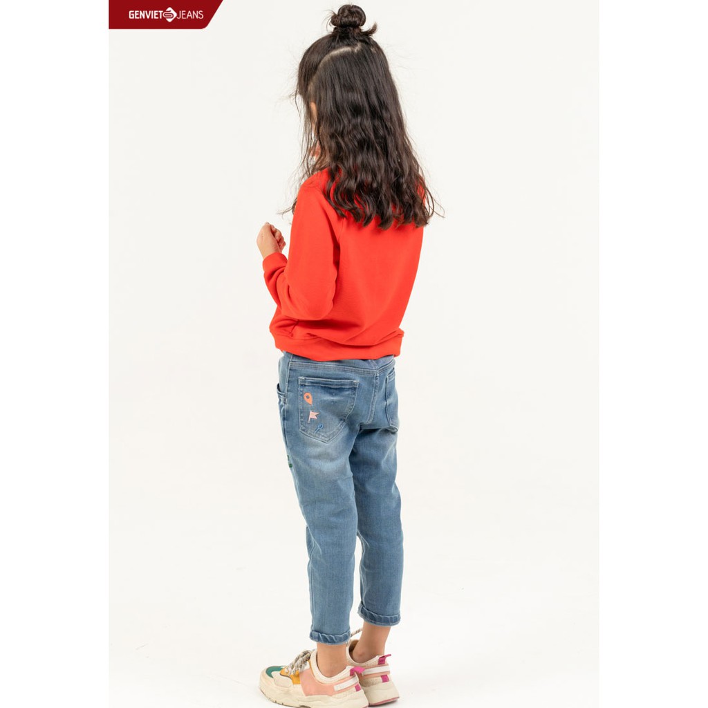 Quần dài Jeans bé gái BQ103J460 GENVIET KID