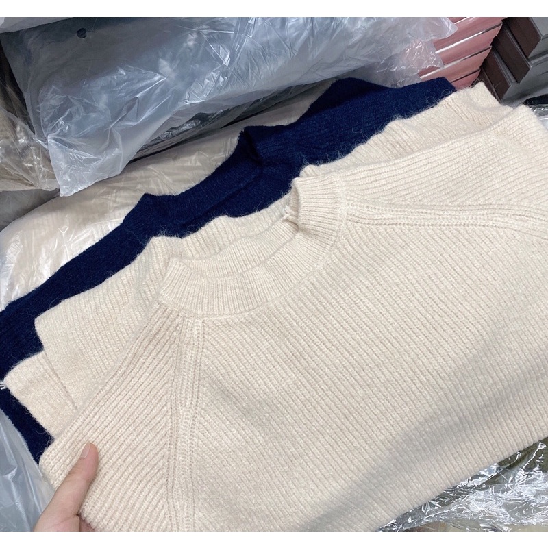 Áo Len Nữ Basic Xẻ Vạt QC | BigBuy360 - bigbuy360.vn