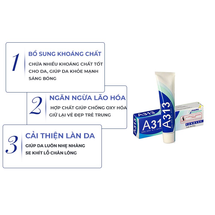 Kem dưỡng chống lão hóa trẻ hóa làn da Retinol A313 KD05