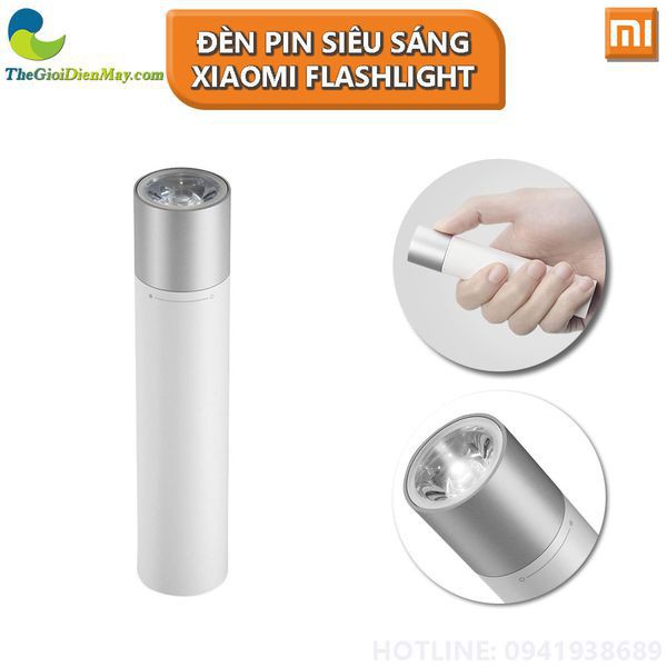 Đèn Pin Siêu Sáng Xiaomi flashlight Tích Hợp Sạc Dự Phòng - Bảo Hành 6 Tháng- Shop Thế Giới Điện Máy 21