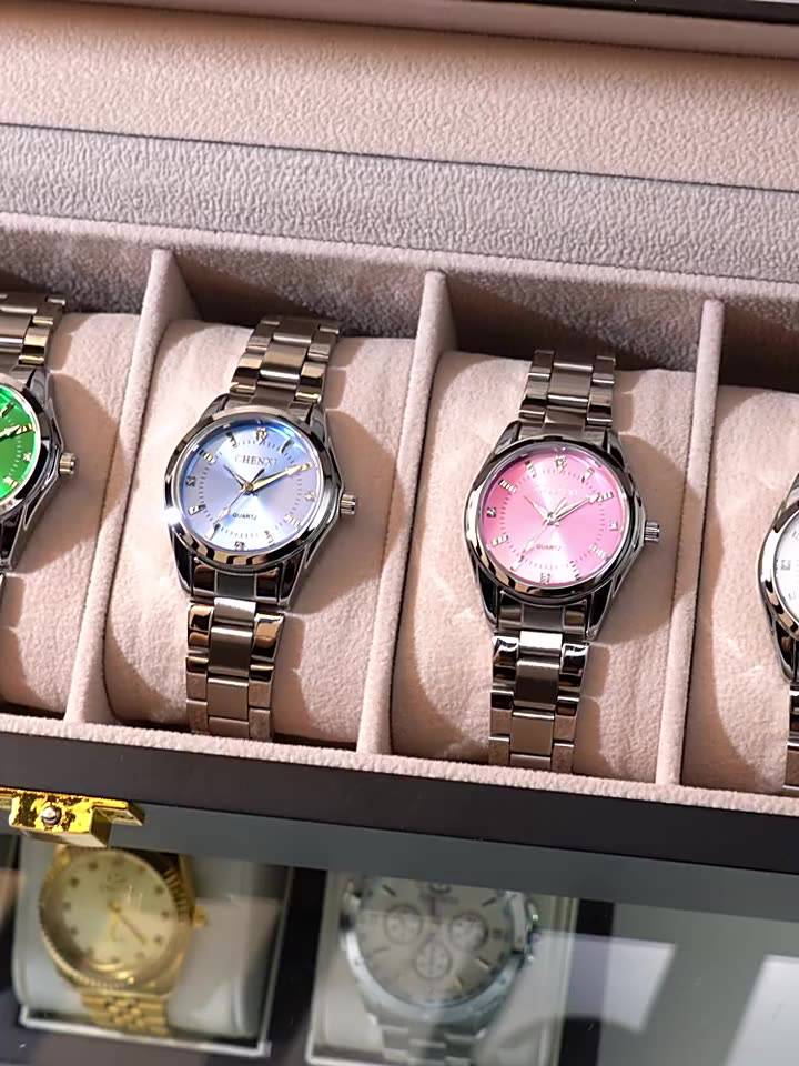 ĐỒNG HỒ NAM NỮ CHENXI-Hàng Chính Hãng - Dây Thép Đúc Đặc Không Gỉ - Mặt Chống Xước - Đồng Hồ Chống Nước ( Mã: CX01) | BigBuy360 - bigbuy360.vn