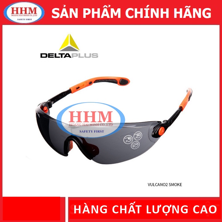 Kính bảo hộ Delta Plus Vulcano2 - màu đen