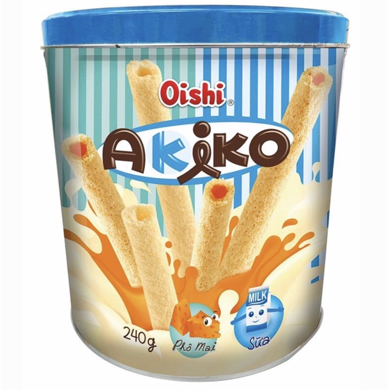 Bánh Akiko Oishi nhân sữa và phô mai 240g