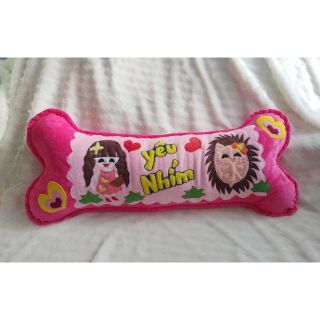 Gối ôm handmade bé gái và nhím