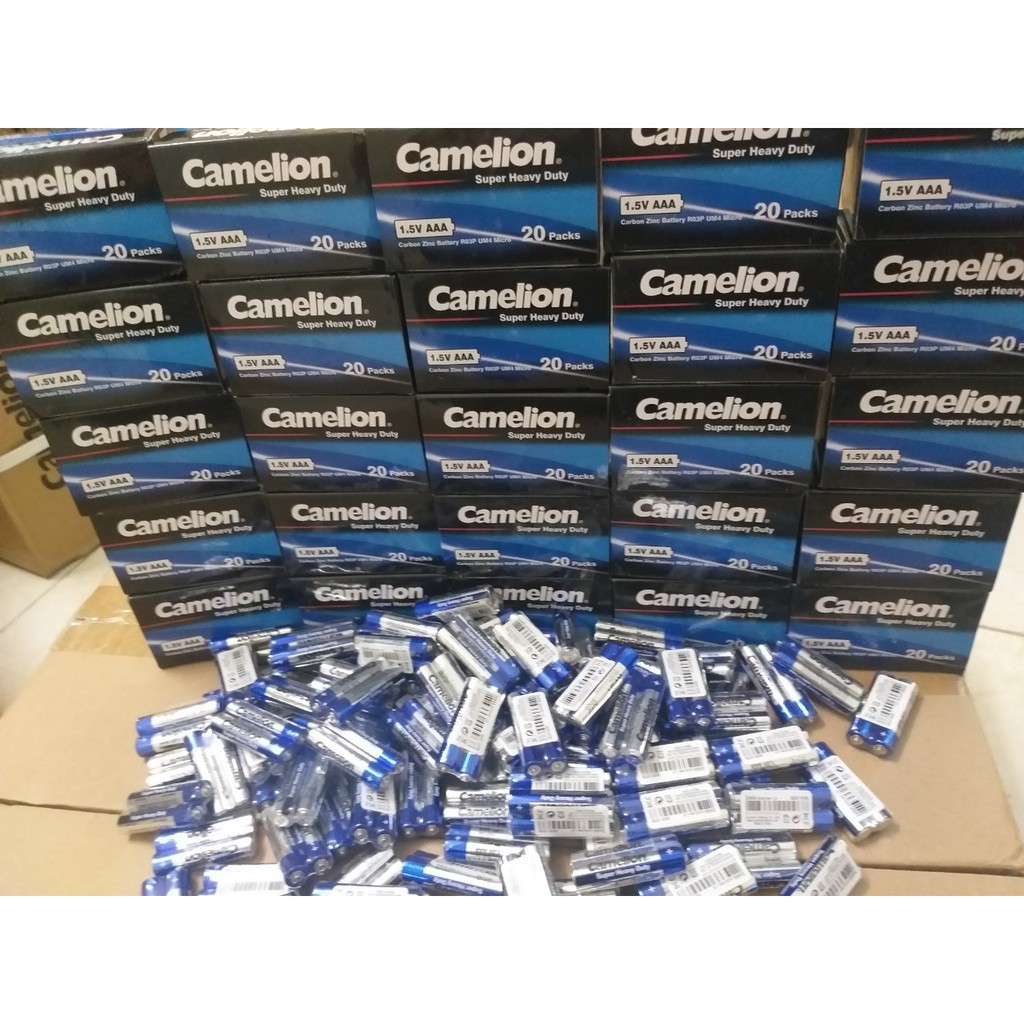 Hộp 40 Viên PIN AA, AAA  CAMELION  R6P/R03P PIN TIỂU, PIN ĐŨA 2A, 3A - Nguồn hàng buôn sỉ