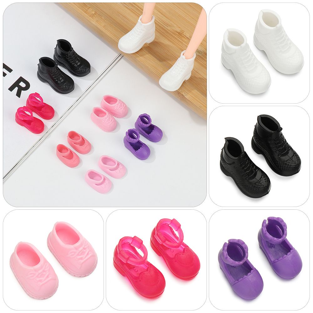 Giày thể thao nhựa PVC mềm cao cấp cho búp bê 16cm 1/3 1/4