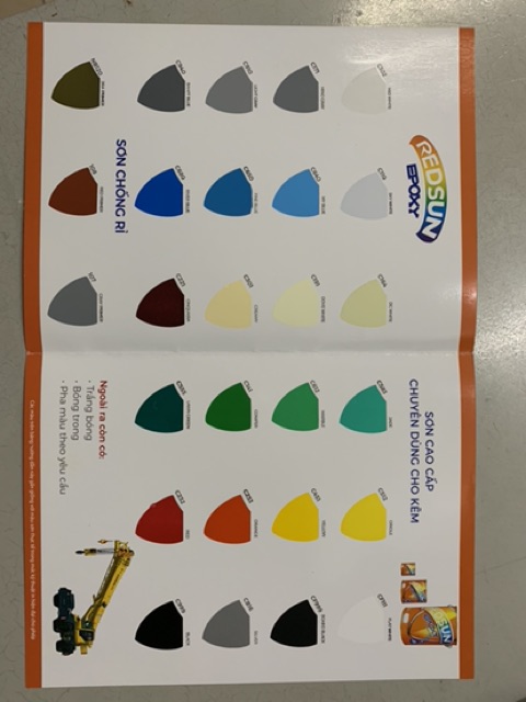 Sơn EPOXY REDSUN MÀU ĐẶC BIỆT