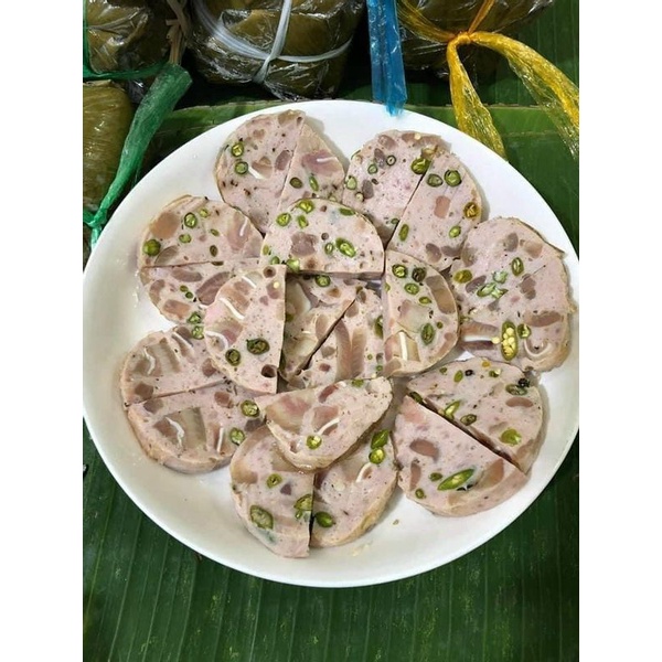 55k 500gr CHẢ DA HEO  ỚT XIÊM XANH SIÊU NGON