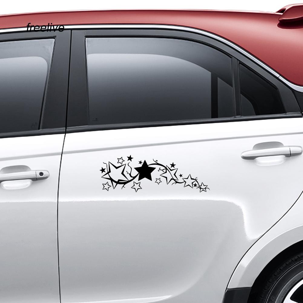 Miếng Dán Phản Quang Hình Ngôi Sao Sáng Bóng Trang Trí Thân Xe Hơi Xe Tải