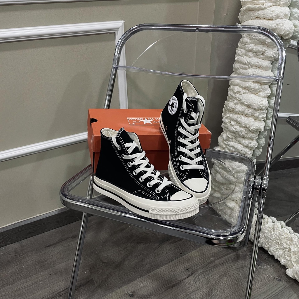 Giày_converse cổ cao nam nữ, giày cv 1970s đen thời trang cao cấp full box