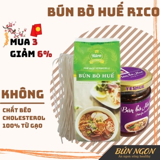 Bún Bò Huế Rico Sợi To Xuất Khẩu Nhật Bản 300g - Hỏa Tốc - Eatclean