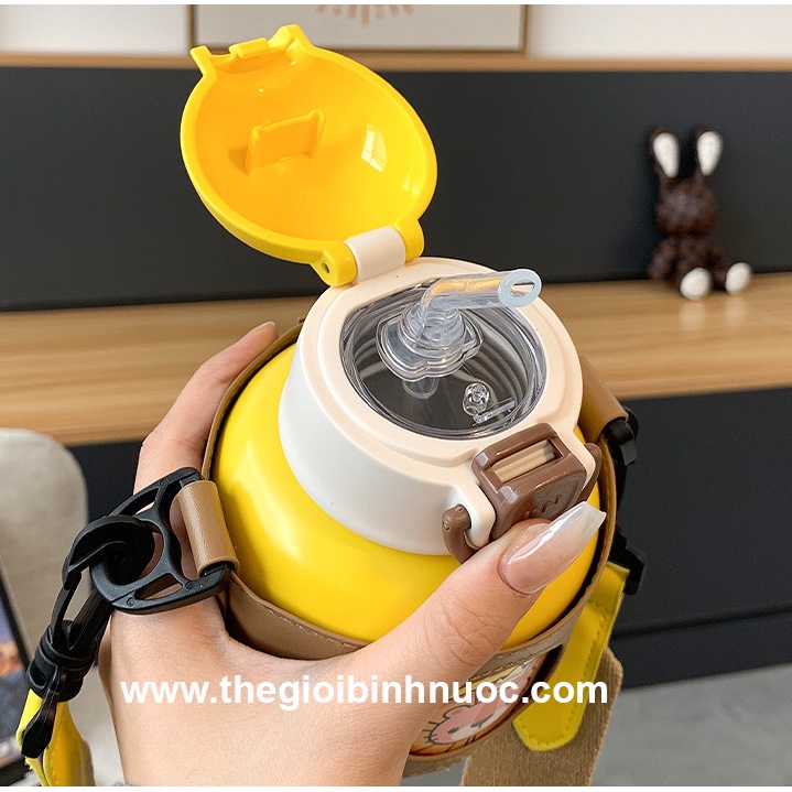 Bình Giữ Nhiệt Inox 316 500ML Dây Đeo B489