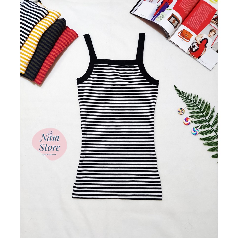 Áo Thun 2 Dây Sọc Ngang O.NAVY Tôn Dáng Xuất Xịn