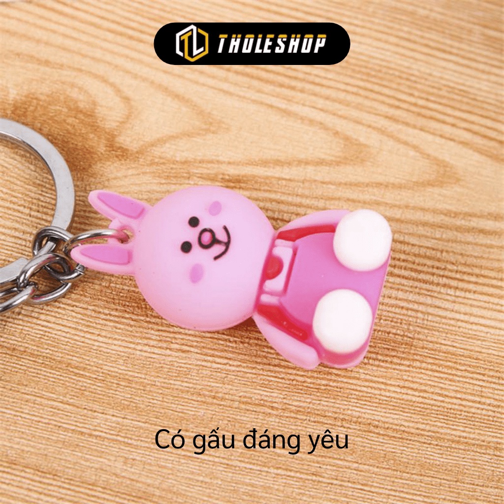 [SGD] Dập Ghim Giấy Mini - Móc Khóa Bấm Giấy Kèm Gấu Nhỏ Gọn, Đẹp Mắt Cute 8436