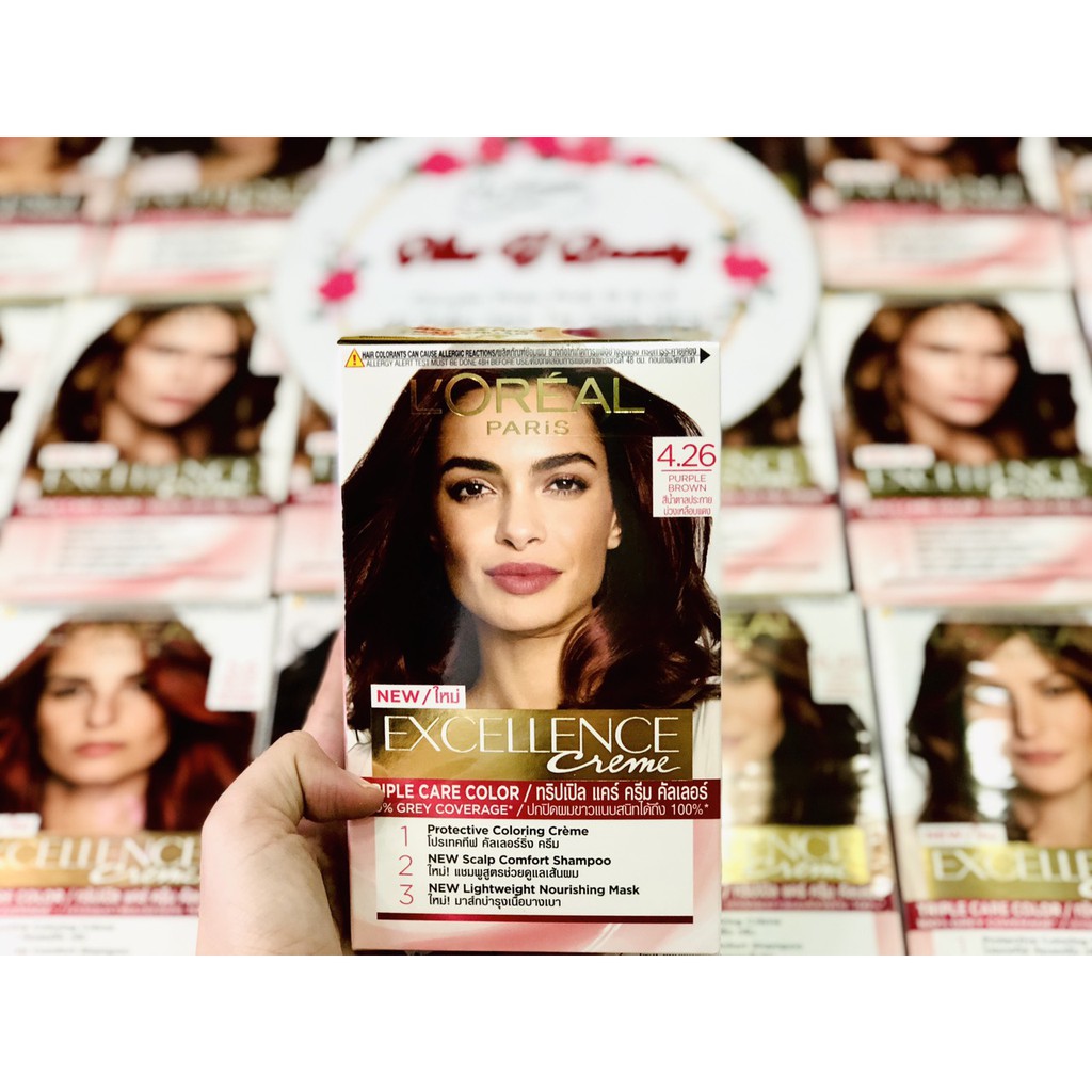 Nhuộm dưỡng tóc phủ bạc L'Oreal Paris Excellence Creme