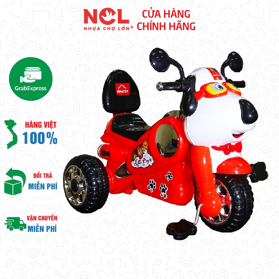 [Nhựa Chợ Lớn] Xe 3 Bánh L9 hình Chú Chó Thông Minh (Không nhạc) M1814X3B