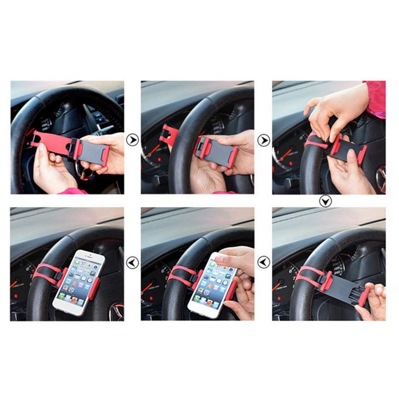 Giá đỡ điện thoại gắn vô lăng xe hơi | BigBuy360 - bigbuy360.vn