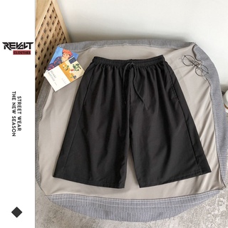 Quần short nam trơn đẹp basic vải đẹp co giãn có chun dày dặn RevoltClothes/21ss
