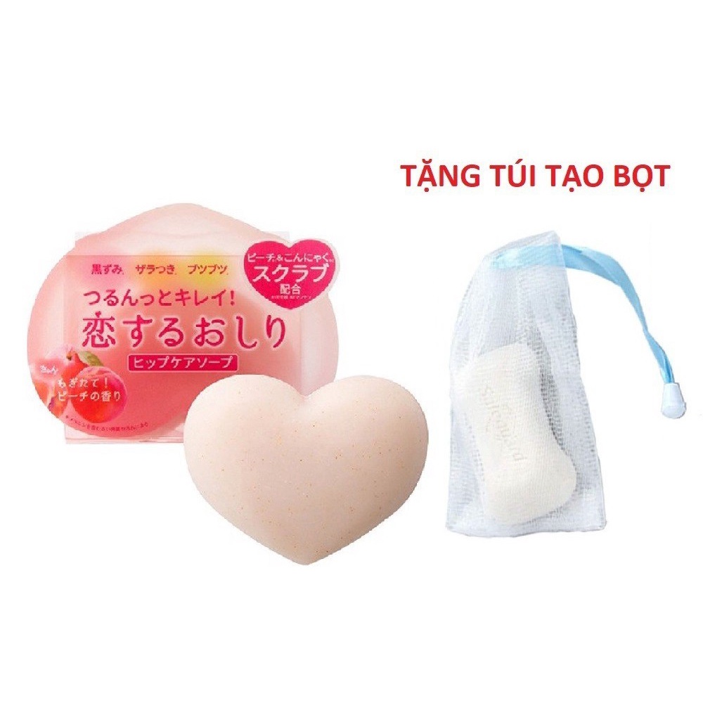 Tặng túi tạo bọt - Xà Phòng Giảm thâm mông Pelican Hip Care Soap 80gr - Chính hãng Nhật Bản - KBN
