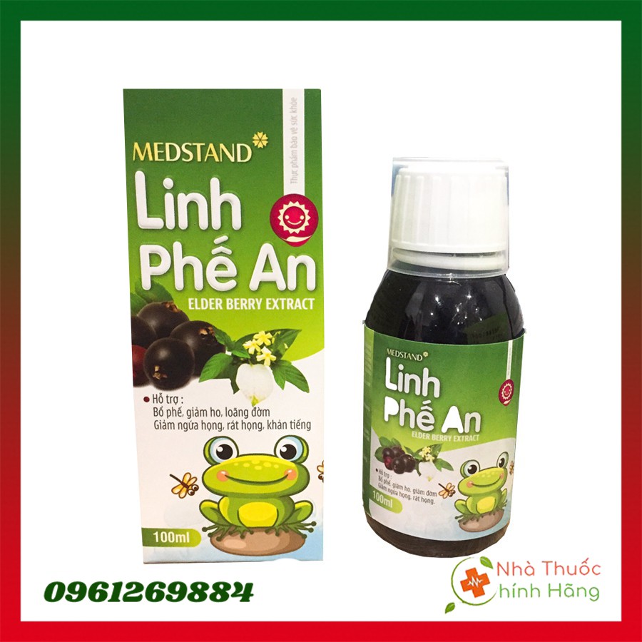 Ho Thảo Dược Mdstand Linh Phế An - Lọ 100ml