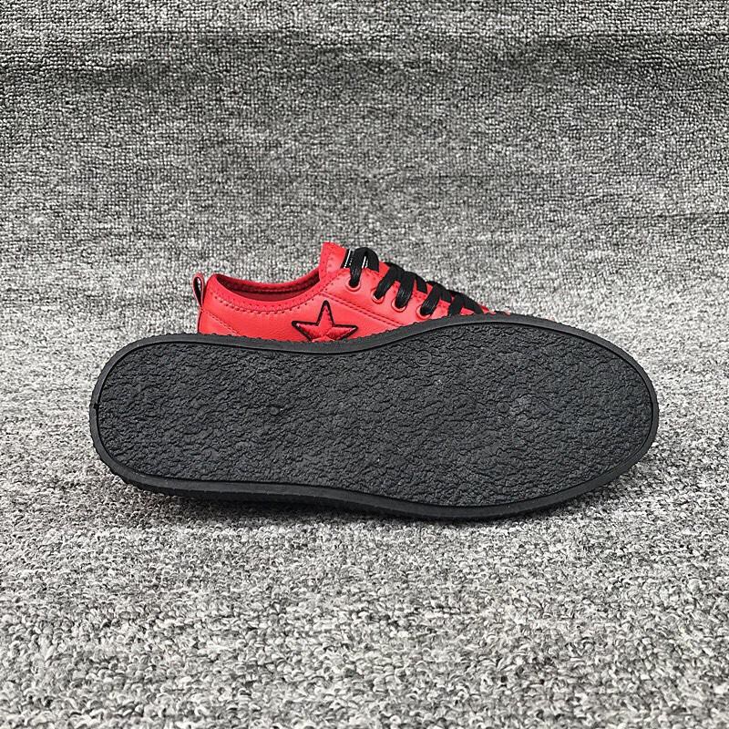 Giày thể thao, giày sneaker nữ 5326 Giày sneaker nam da tổng hợp dày dặn