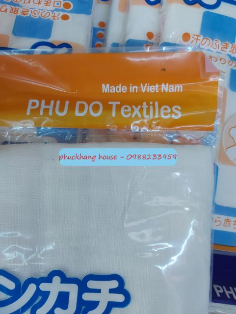 Khăn tắm cho bé Phú Đô (4 lớp, 6 lớp)