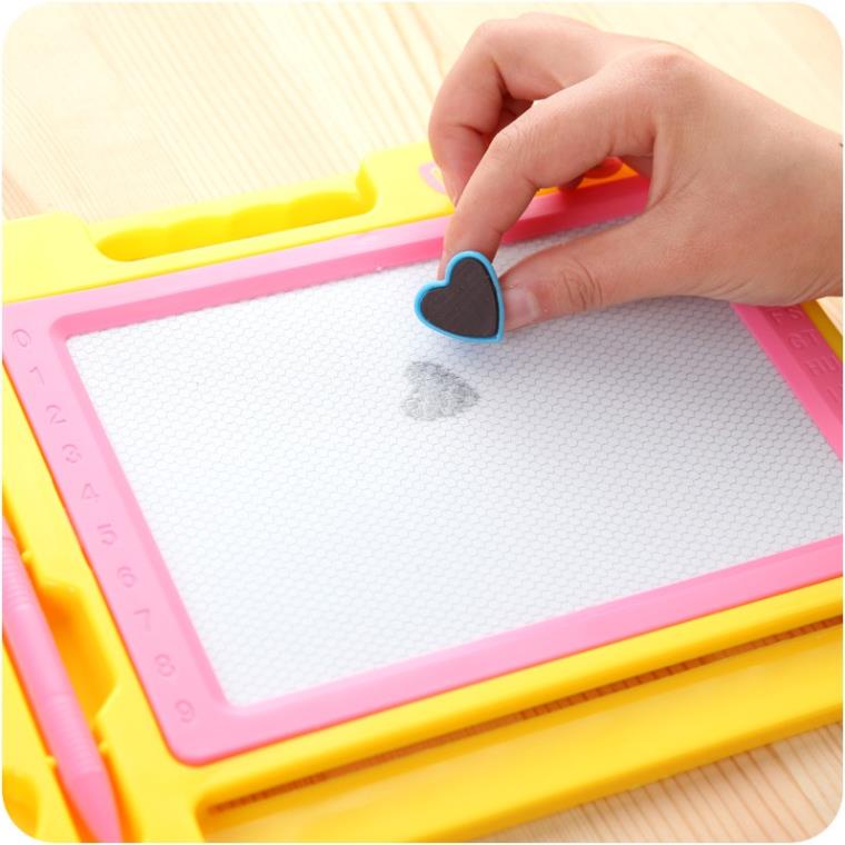 Bảng viết THÔNG MINH cho bé tự xoá bằng từ trường khổ 27*20cm