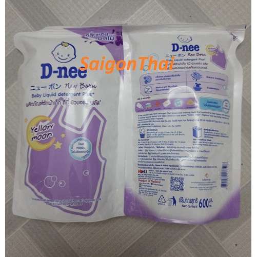  (SGT) Nước giặt xả TÚI Dnee 600ml Thái Lan