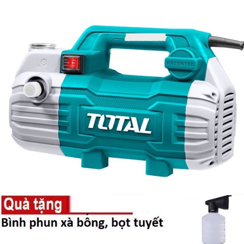 MÁY XỊT RỬA XE ÁP LỰC CAO TOTAL 1500W ( Không chổi than)