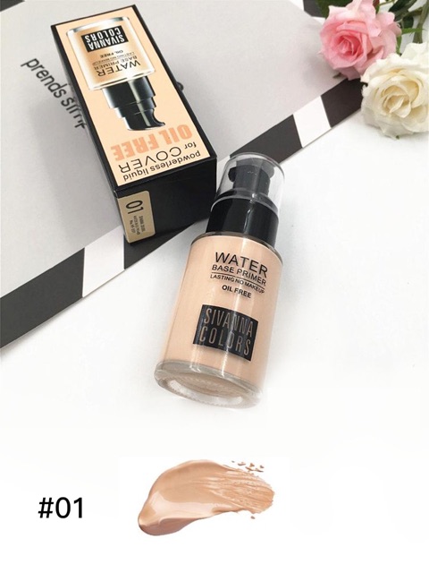 Kem Lót Makeup Trang Điểm WATER BASE PRIMER COVER OIL FREE Sivanna Colors 40ml - Thái Lan | BigBuy360 - bigbuy360.vn
