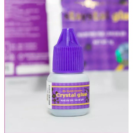 Keo nối mi Crystal Glue tím chuyên dùng nối mi