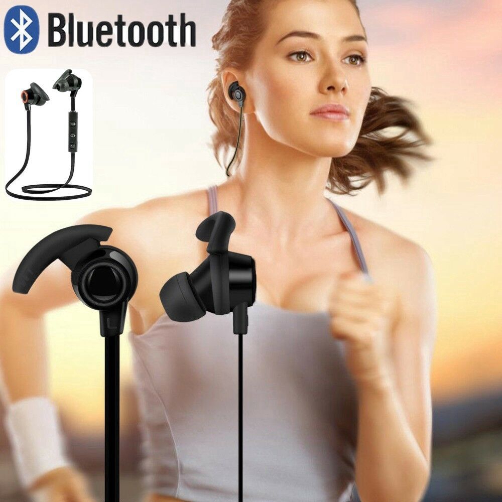 Tai Nghe Nhét Tai Bluetooth 4.2 Không Dây Có Nam Châm Hít Và Phụ Kiện