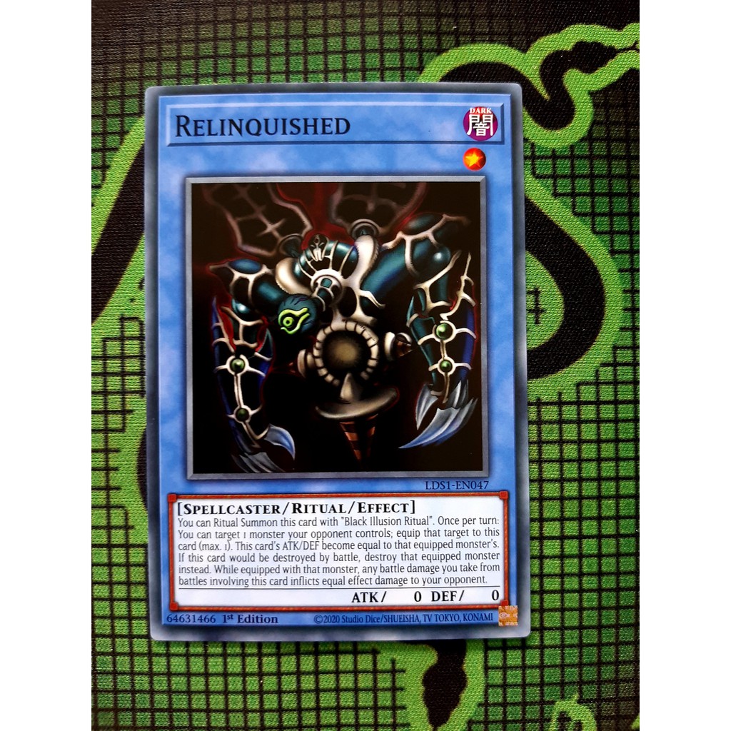 THẺ BÀI YUGIOH LDS1-Relinquished - LDS1-EN047 - Common 1st Edition