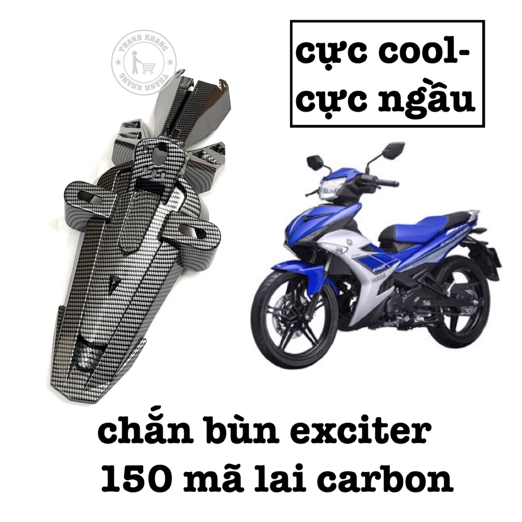 dè sau ex 150 kiểu mã lai carbon thanh khang BOZE09