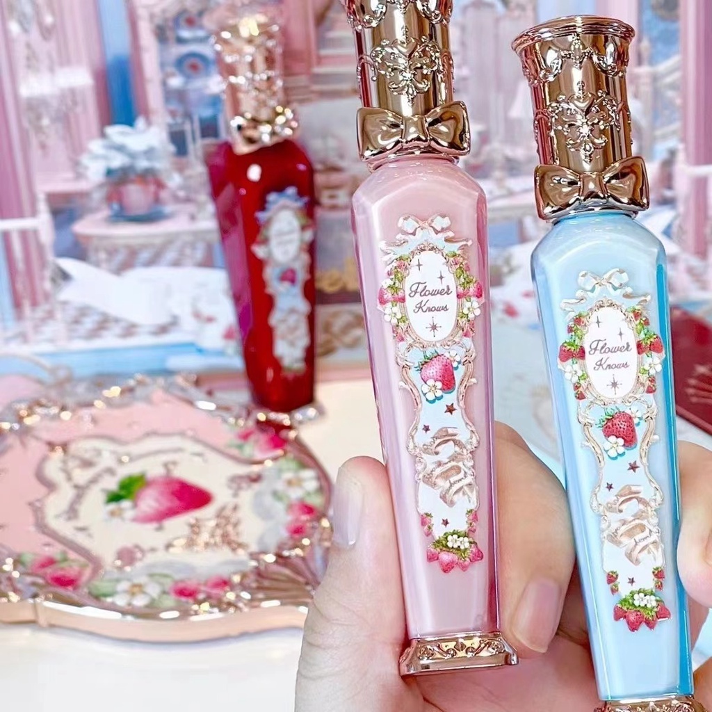 Son Kem Lì Lâu Trôi 3.5ml Vỏ In Họa Tiết Hoa Và Dâu Tây Xinh Xắn