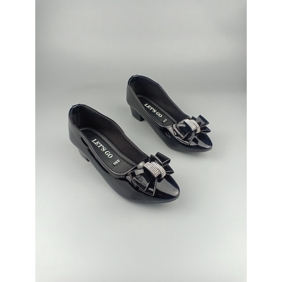 GIÀY BÚP BÊ ĐẾ 3CM NƠ CUỘN