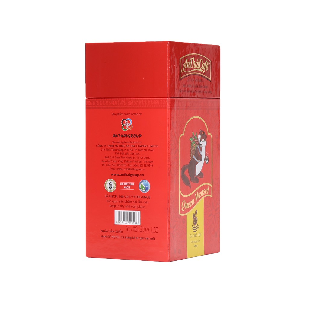 Cà phê bột Queen Wealsel Loại Thượng Hạng (500gr) - AnTháiCafé
