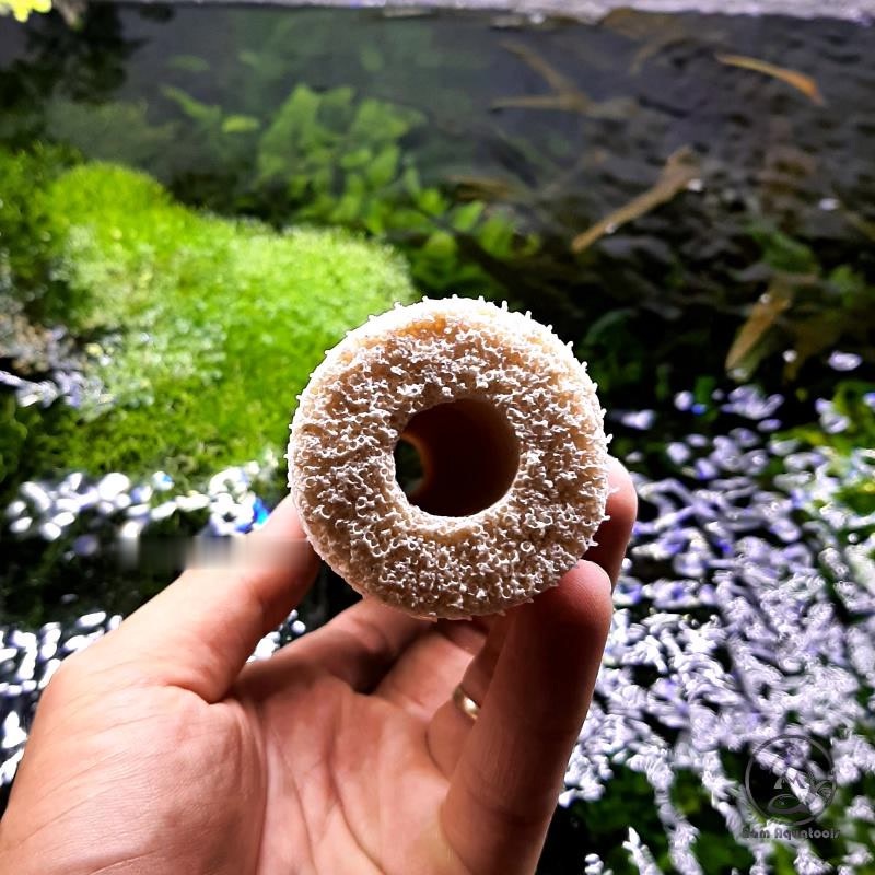 Sứ Củ Sen - Sứ Xoắn Keyrsin (4x16cm) | Vật Liệu Lọc Cho Hồ Cá, Thuỷ Sinh