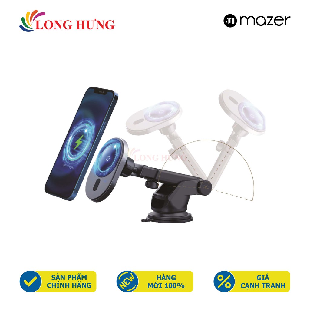 Đế sạc không dây Mazer Infinite.BOOST MagDrive Wireless 15W M-NAW-003A - Hàng chính hãng - Sạc không dây 15W