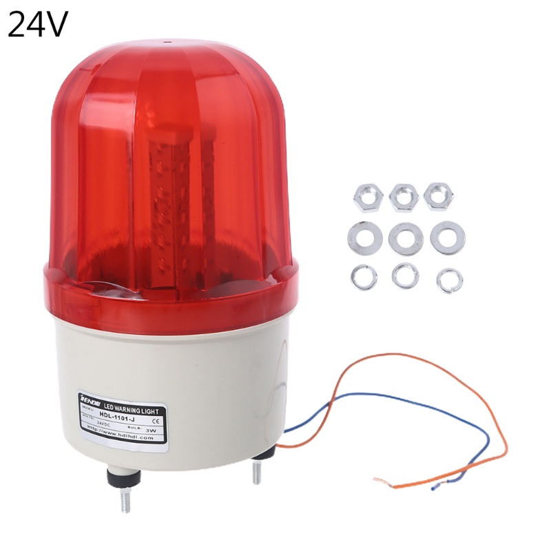 Đèn Led Báo Động Khẩn Cấp 220v / 12v / 24v Có Chuông Báo Động