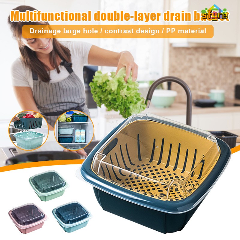 Rổ Đựng Trái Cây Có Nắp Đậy Tiện Lợi