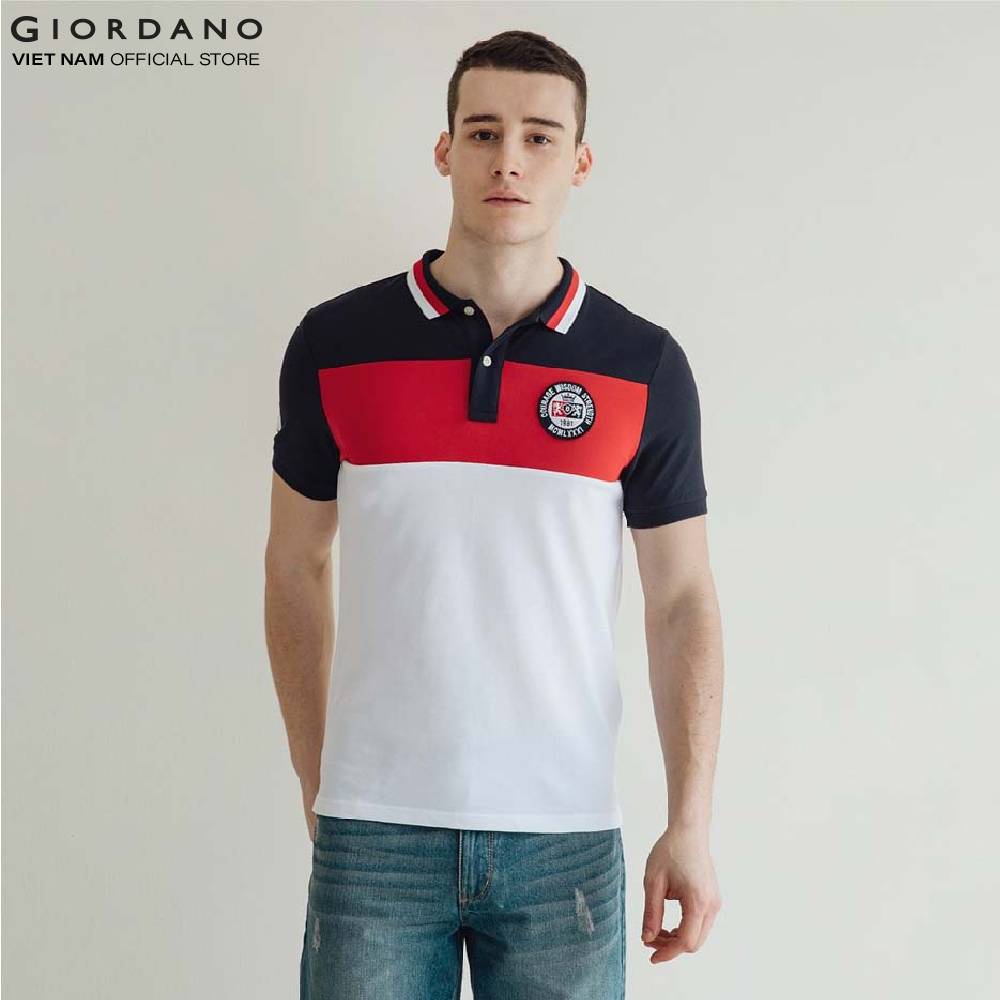 Áo thun ngắn tay có cổ Nam Giordano polo 01010322