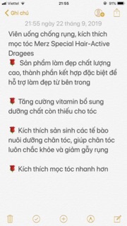 Viên uống Merz Spezial Đức