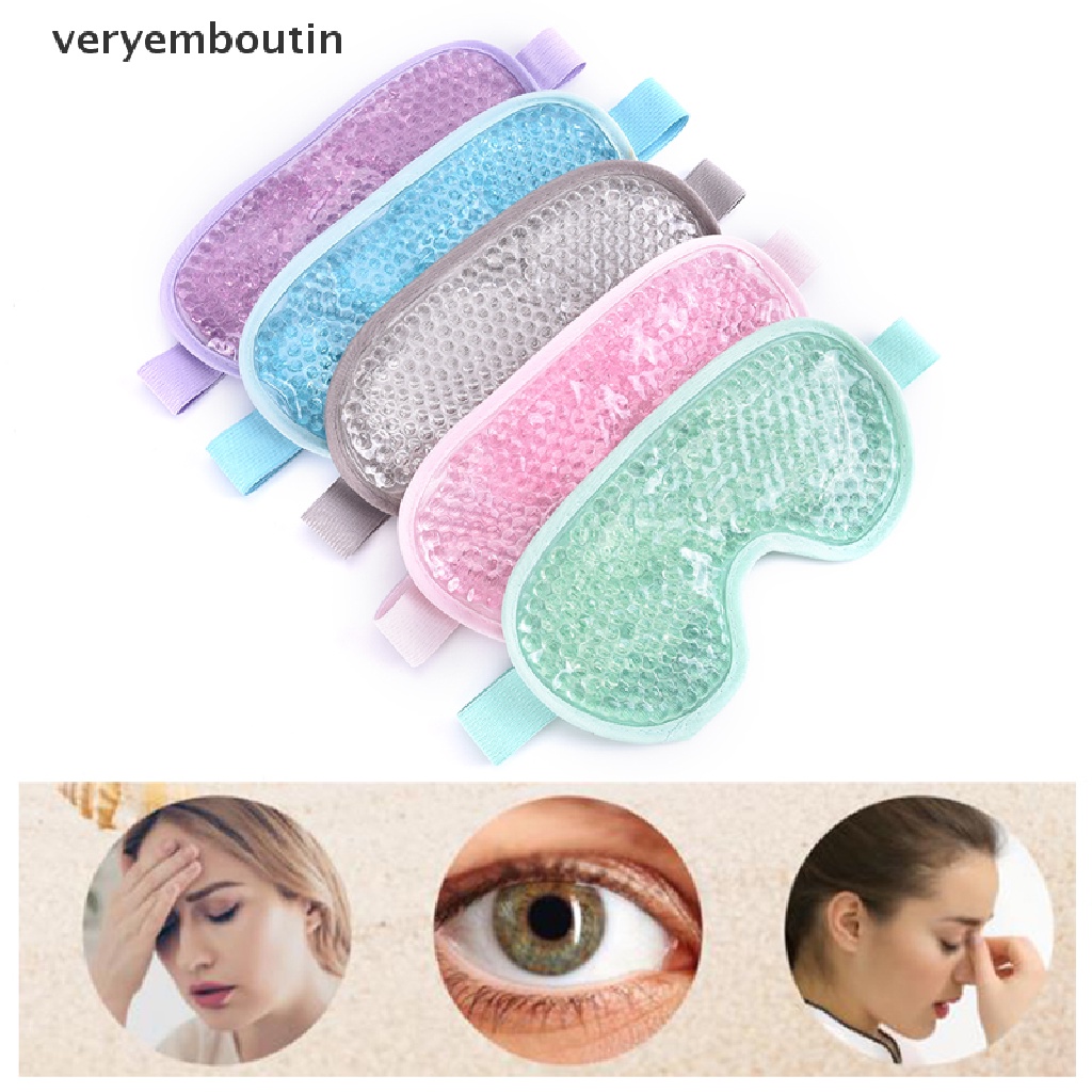 Mặt nạ mắt gel liệu pháp nóng/ lạnh hỗ trợ thư giãn làm đẹp chuyên dụng