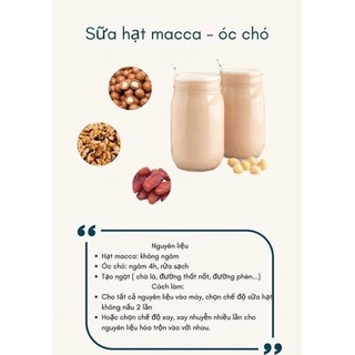 [Hạt làm sữa] Combo làm sữa hạt các loại