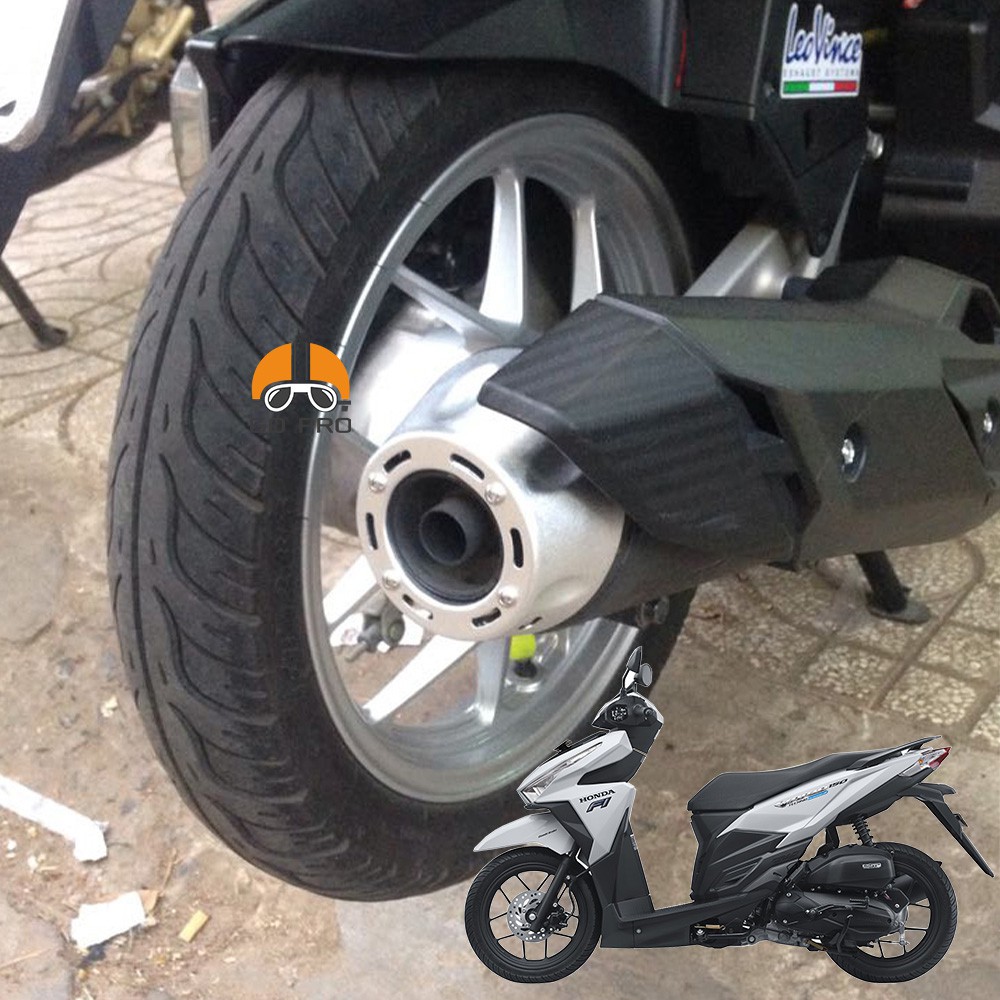 Chụp Đít Pô Nhôm CNC Honda Vario/ Click Thái 2015 - 2017