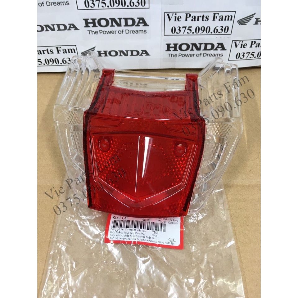 Bộ nắp chụp đèn hậu Honda Blade 110  , hàng chính hãng Honda