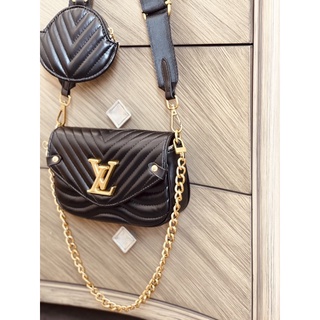 TÚI ĐEO CHÉO LVVV NEW WAVE MULTI-POCHETTE FULL BOX